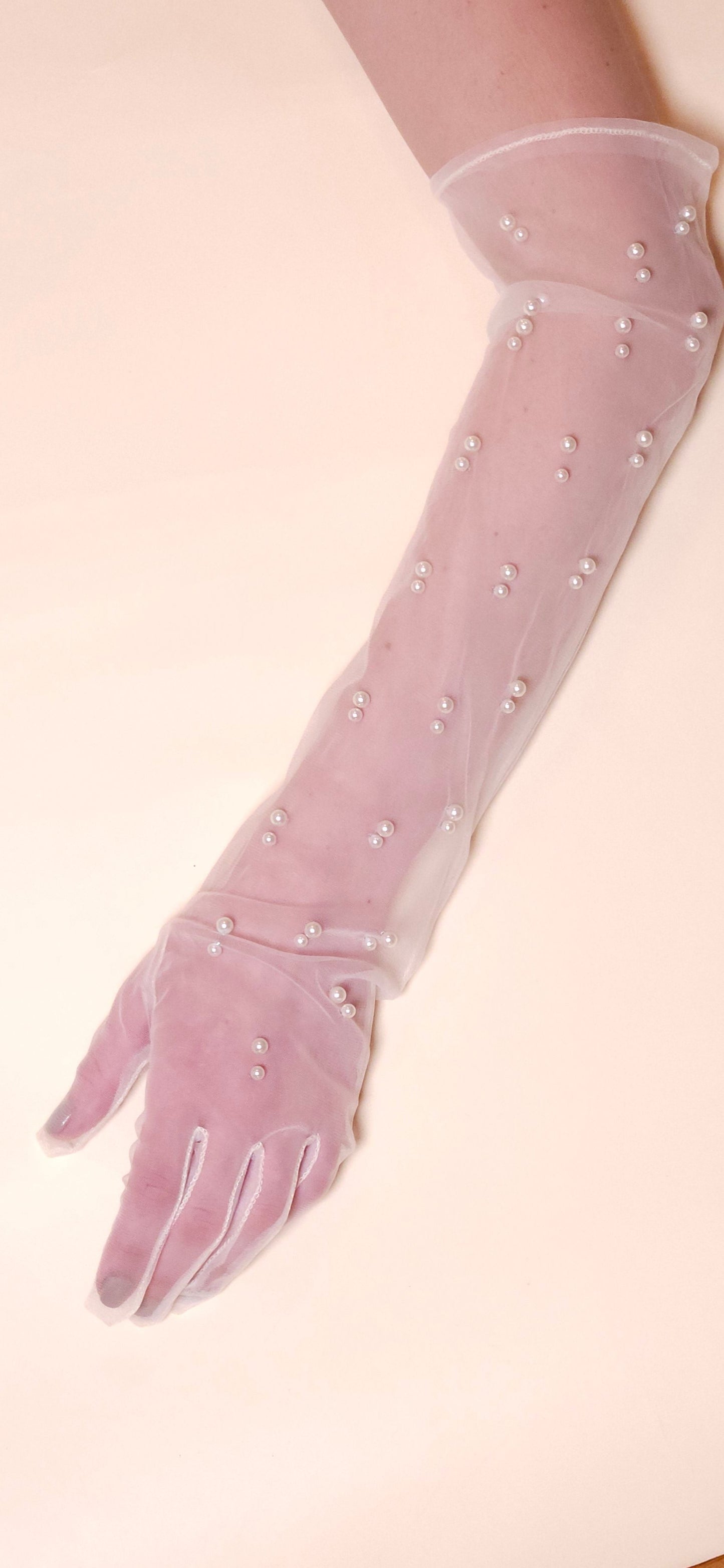 Fingerless tulle gloves with flowers, handless tulle gloves, gloves for weddings, bridal gloves, bridal accessories